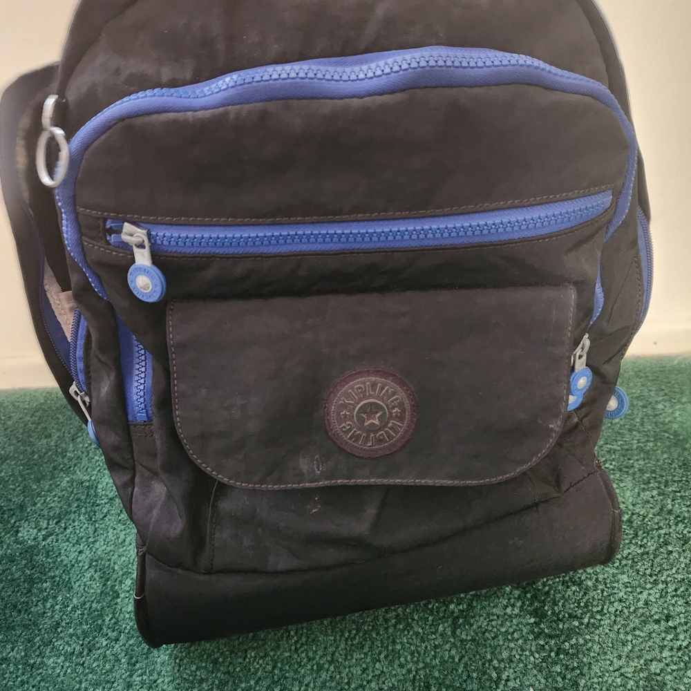 Black and Blue Backpack